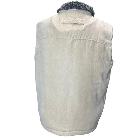 Rainforest Microsuede Men’s Puffer Warm Winter Jacket Inside Pocket Sherpa Small - Picture 5 of 11